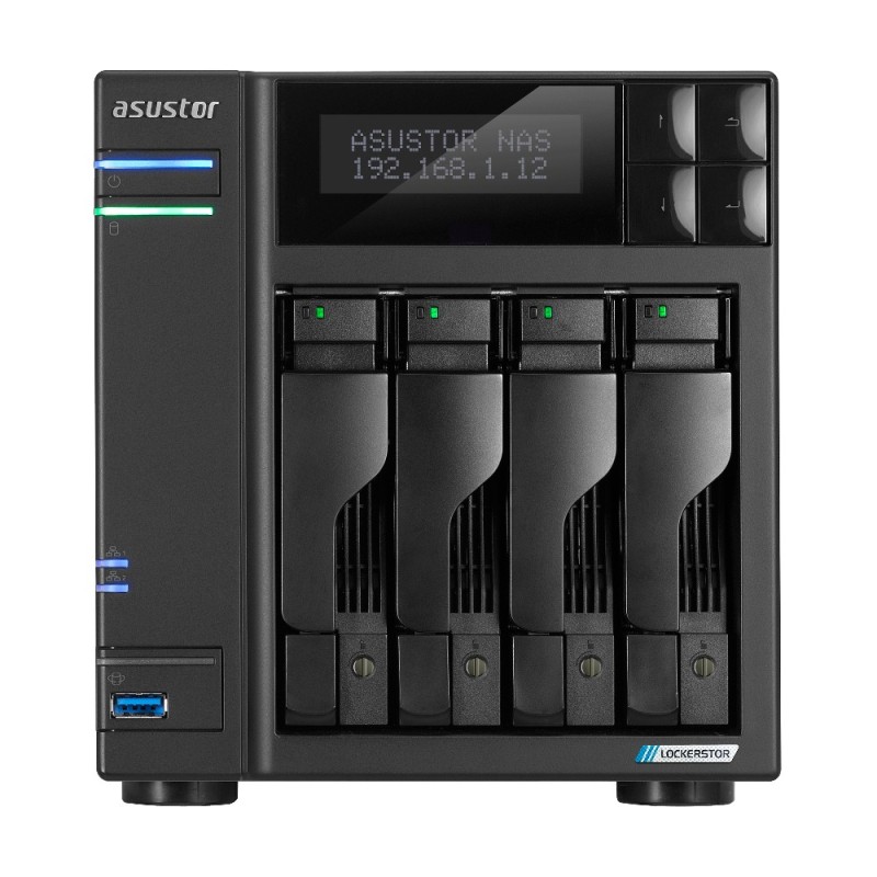ASUSTOR AS6704T Gen2 Lockerstor 4 NAS System 4-bay